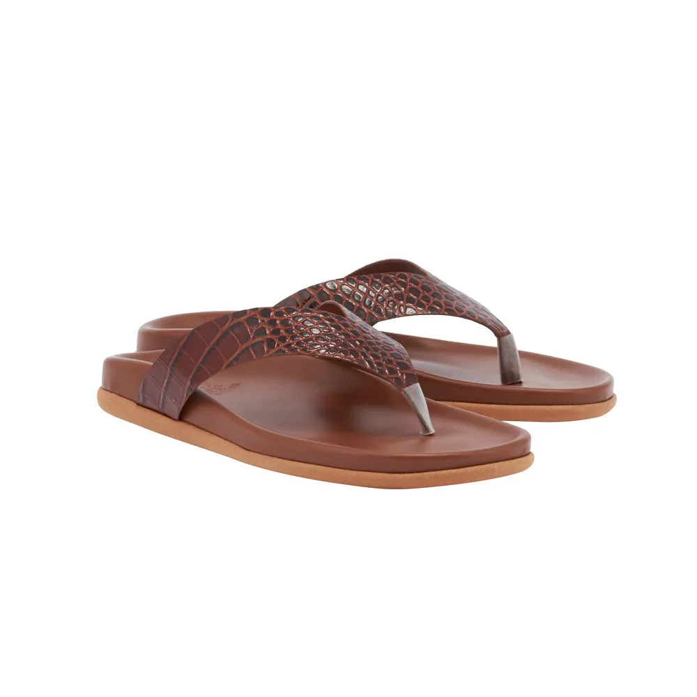 Charys Footbed Ruggine sold by Ancient Greek Sandals product image thumbnail 3