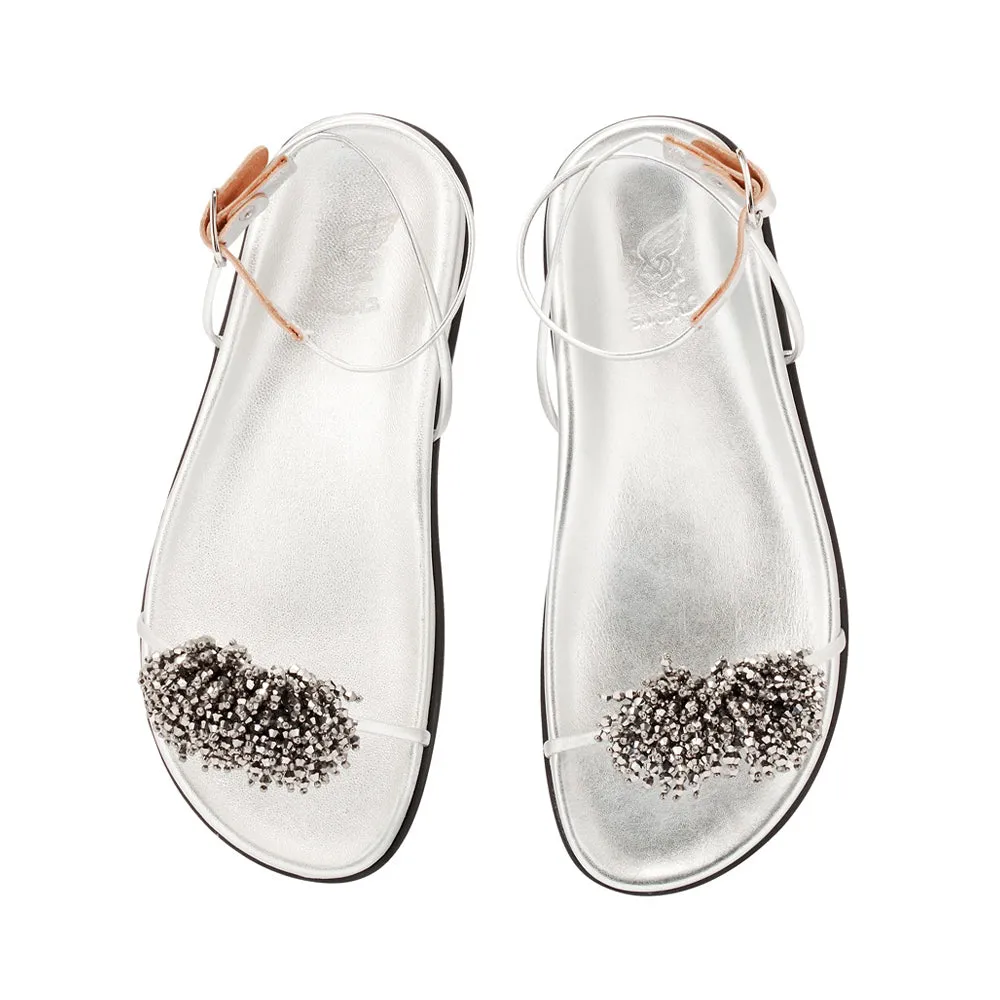 Emma Footbed All Silver sold by Ancient Greek Sandals product image thumbnail 2