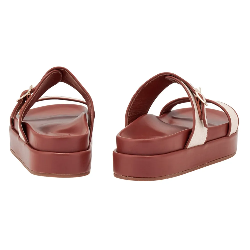 Tria 2Platform Natural/Cotto sold by Ancient Greek Sandals product image thumbnail 4