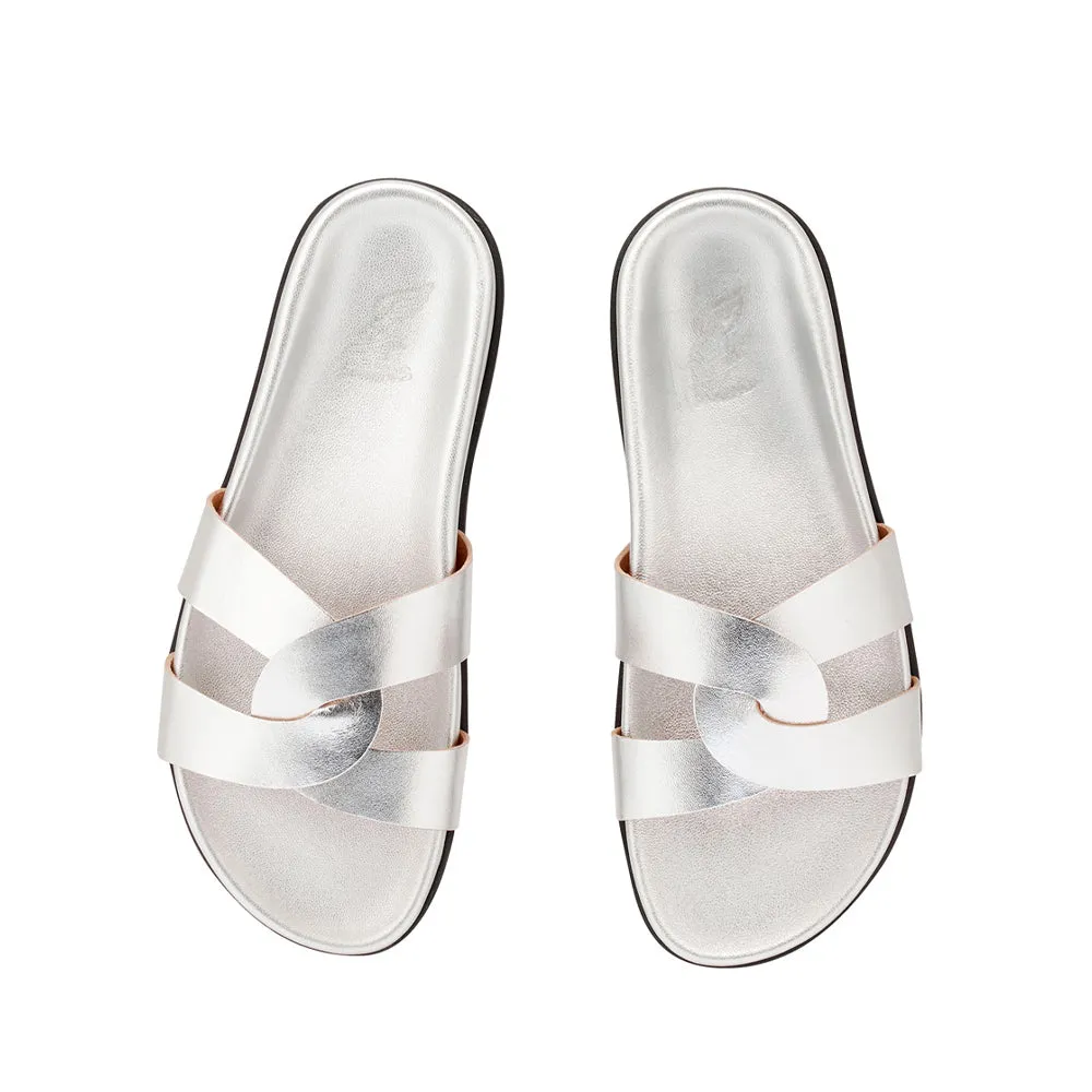 Desmos Footbed Silver sold by Ancient Greek Sandals product image thumbnail 2