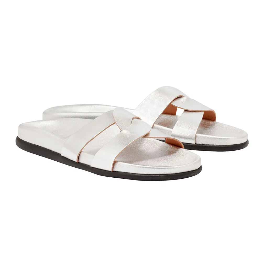 Desmos Footbed Silver sold by Ancient Greek Sandals product image thumbnail 3