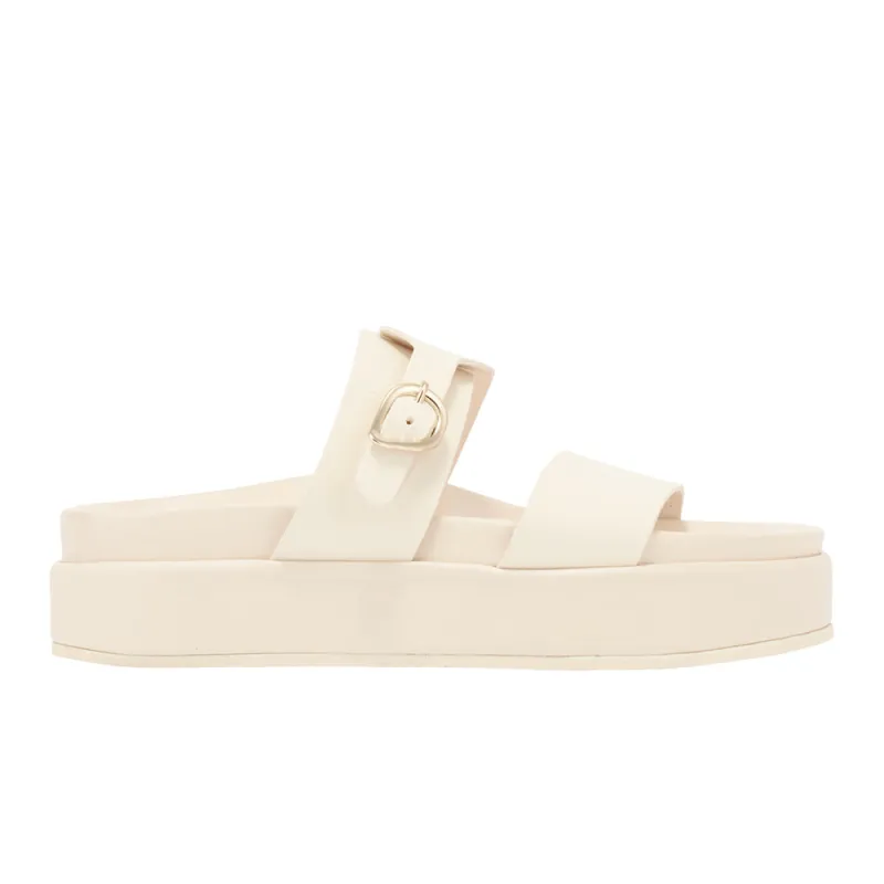 Latria 2Flatform Off White sold by Ancient Greek Sandals