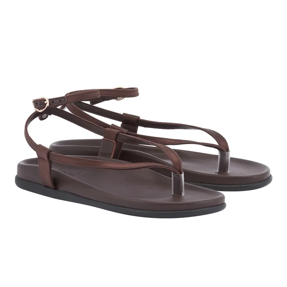Saloni Footbed Brown sold by Ancient Greek Sandals product image thumbnail 4