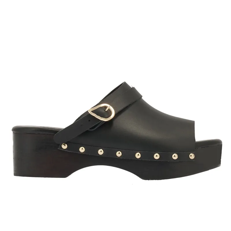 Classic Clog Black sold by Ancient Greek Sandals