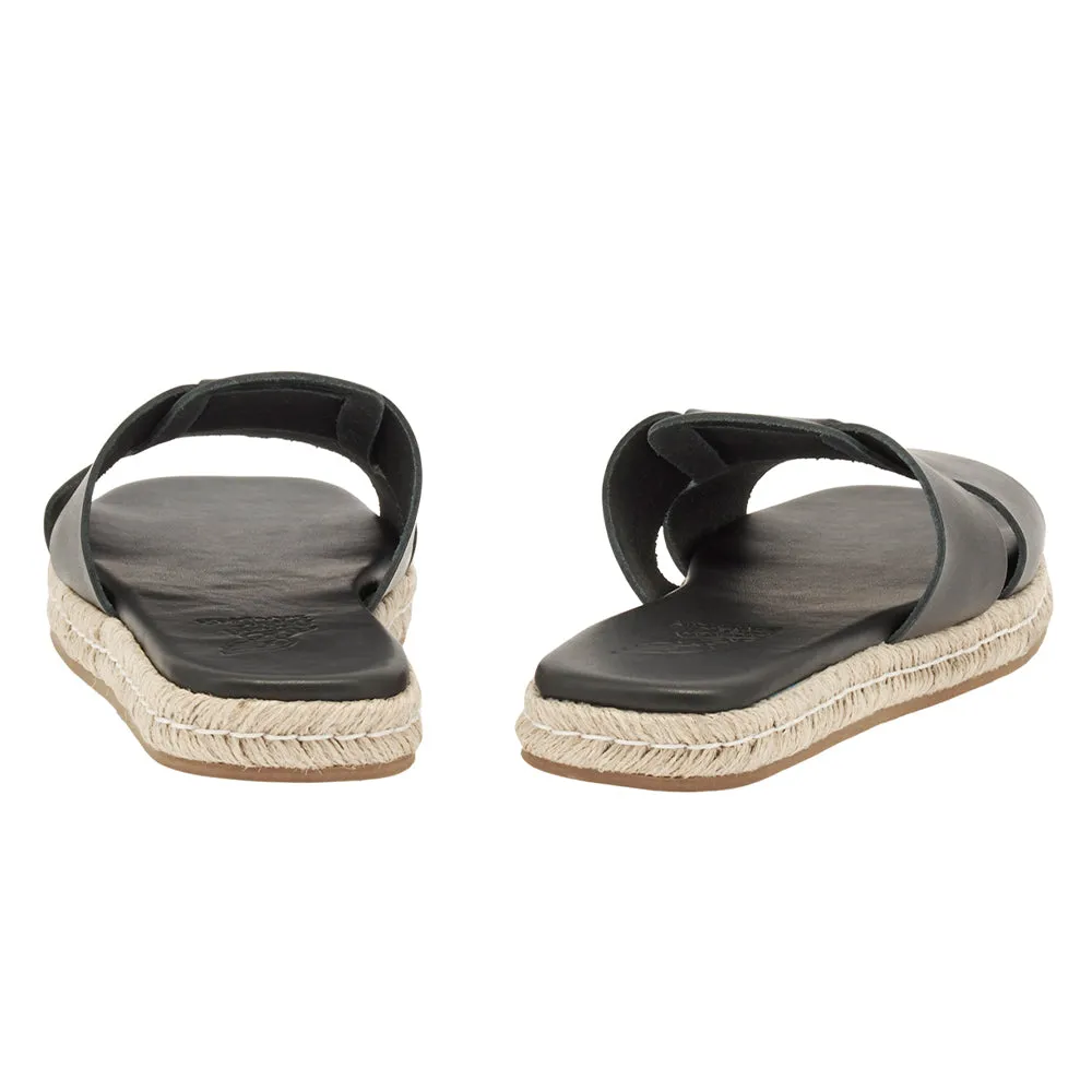 Miltiadis Espadrille Black sold by Ancient Greek Sandals product image thumbnail 5