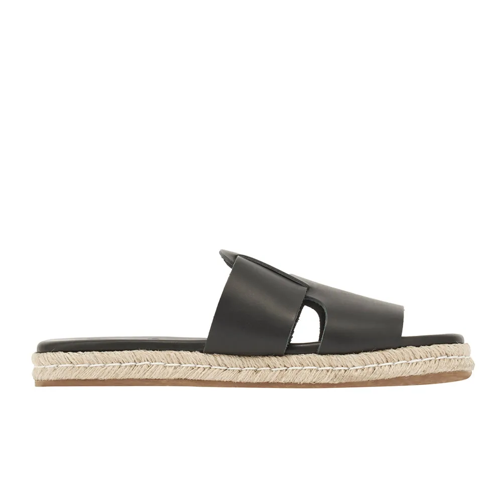 Miltiadis Espadrille Black sold by Ancient Greek Sandals