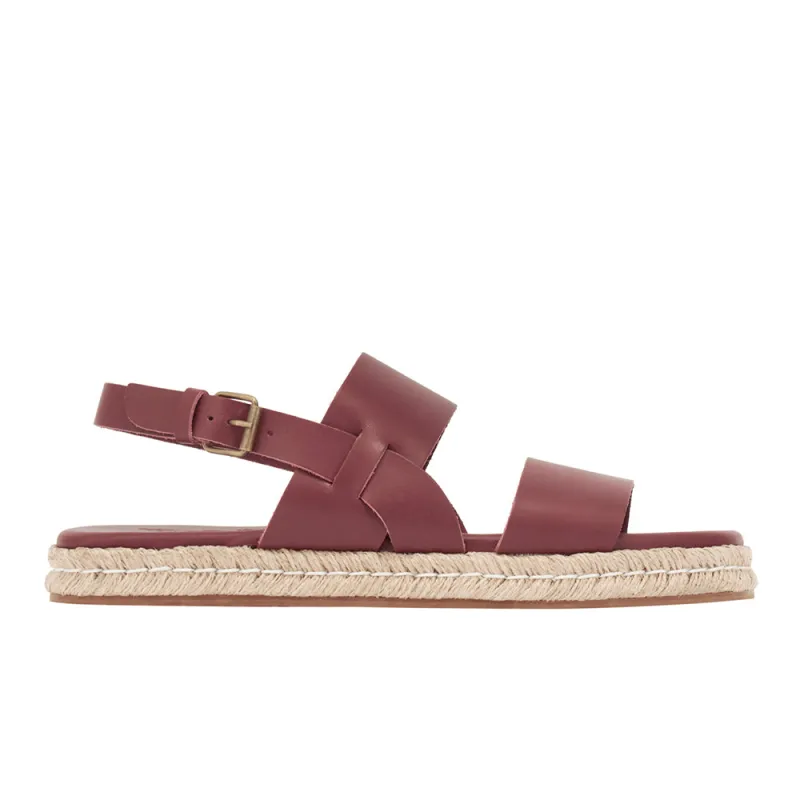 Irodotos Espadrille Chestnut made by Ancient Greek Sandals