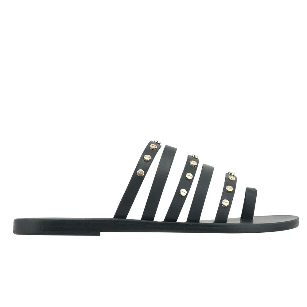 Niki Nails Black sold by Ancient Greek Sandals