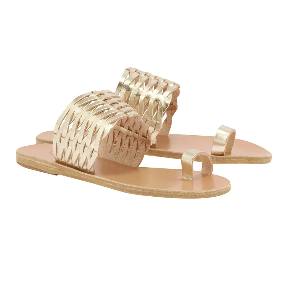 Thalia Woven Platinum sold by Ancient Greek Sandals product image thumbnail 3