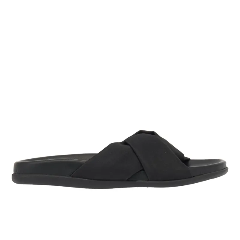 Whitney Footbed Black sold by Ancient Greek Sandals