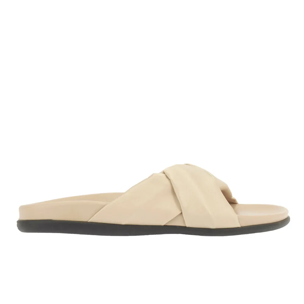 Whitney Footbed Taupe sold by Ancient Greek Sandals