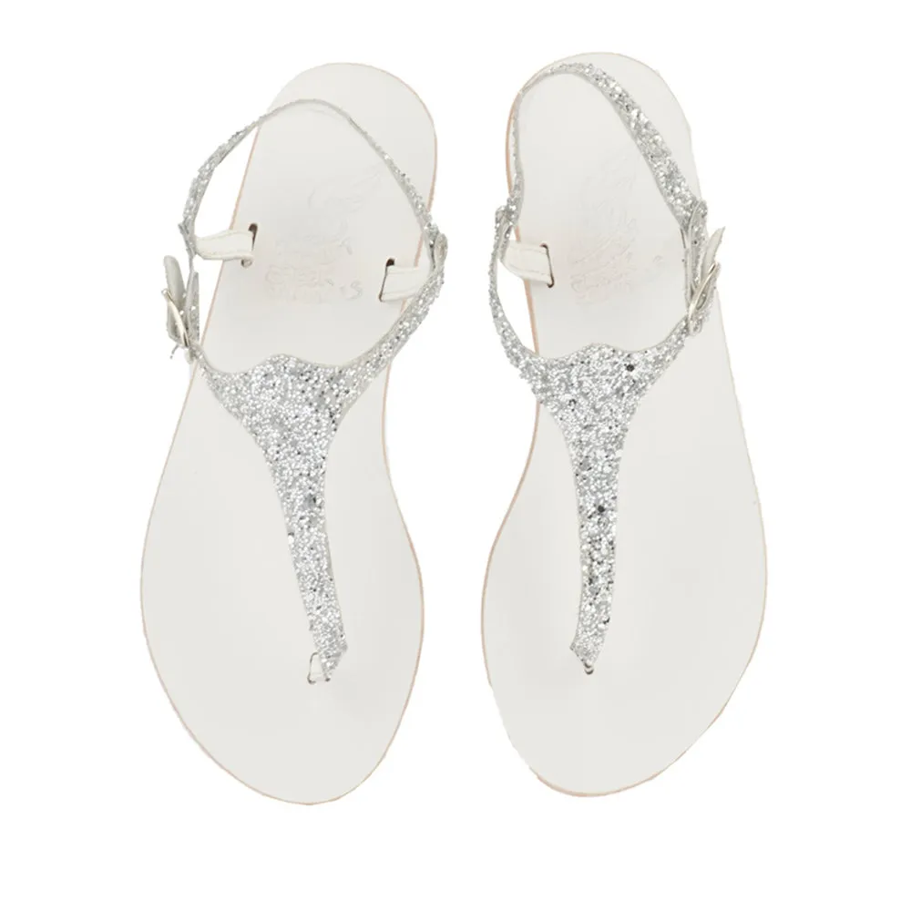 Themis Low Bridal Silver sold by Ancient Greek Sandals product image thumbnail 3