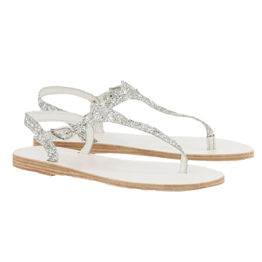 Themis Low Bridal Silver sold by Ancient Greek Sandals product image thumbnail 4