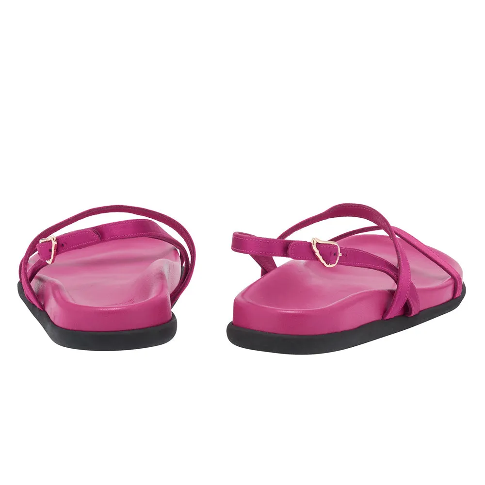 Evriali Footbed Rich Pink sold by Ancient Greek Sandals product image thumbnail 5