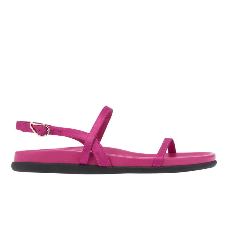Evriali Footbed Rich Pink sold by Ancient Greek Sandals