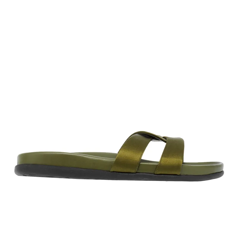 Desmos Footbed Khaki sold by Ancient Greek Sandals