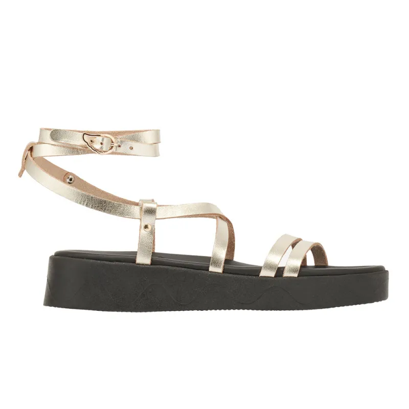 Aristea Black/Gold sold by Ancient Greek Sandals