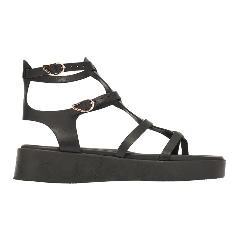 Stephanie Wave Black sold by Ancient Greek Sandals
