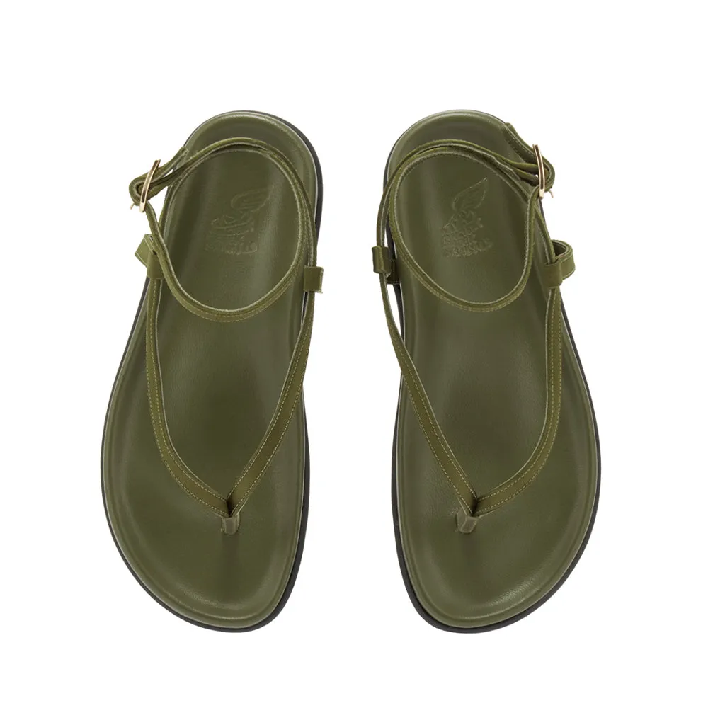 Saloni Footbed Khaki sold by Ancient Greek Sandals product image thumbnail 3