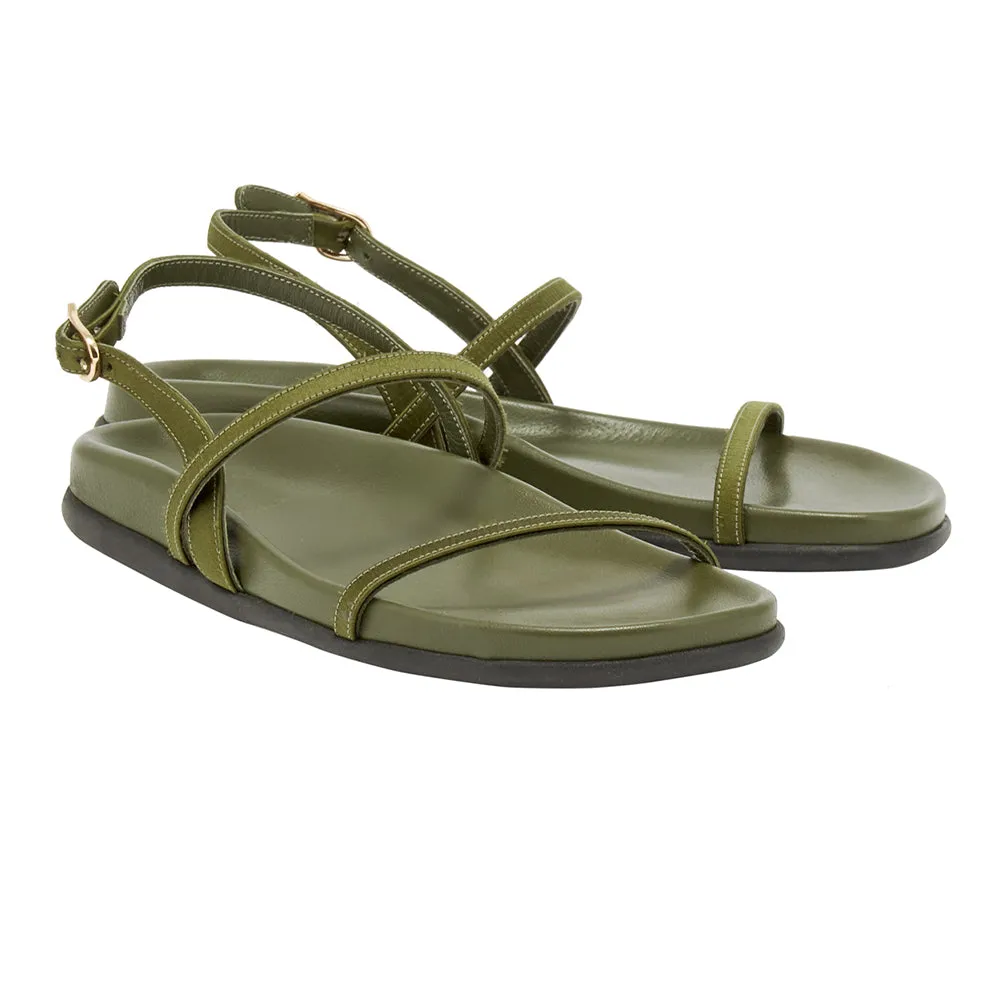 Evriali Footbed Khaki sold by Ancient Greek Sandals product image thumbnail 4