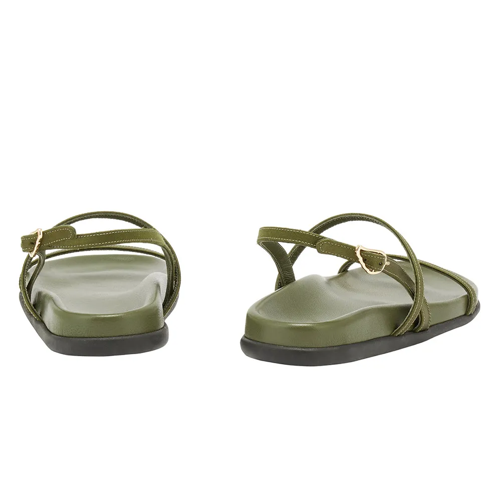 Evriali Footbed Khaki sold by Ancient Greek Sandals product image thumbnail 5