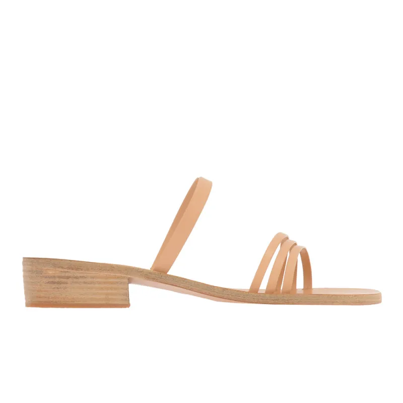 Siopi Heel Natural sold by Ancient Greek Sandals
