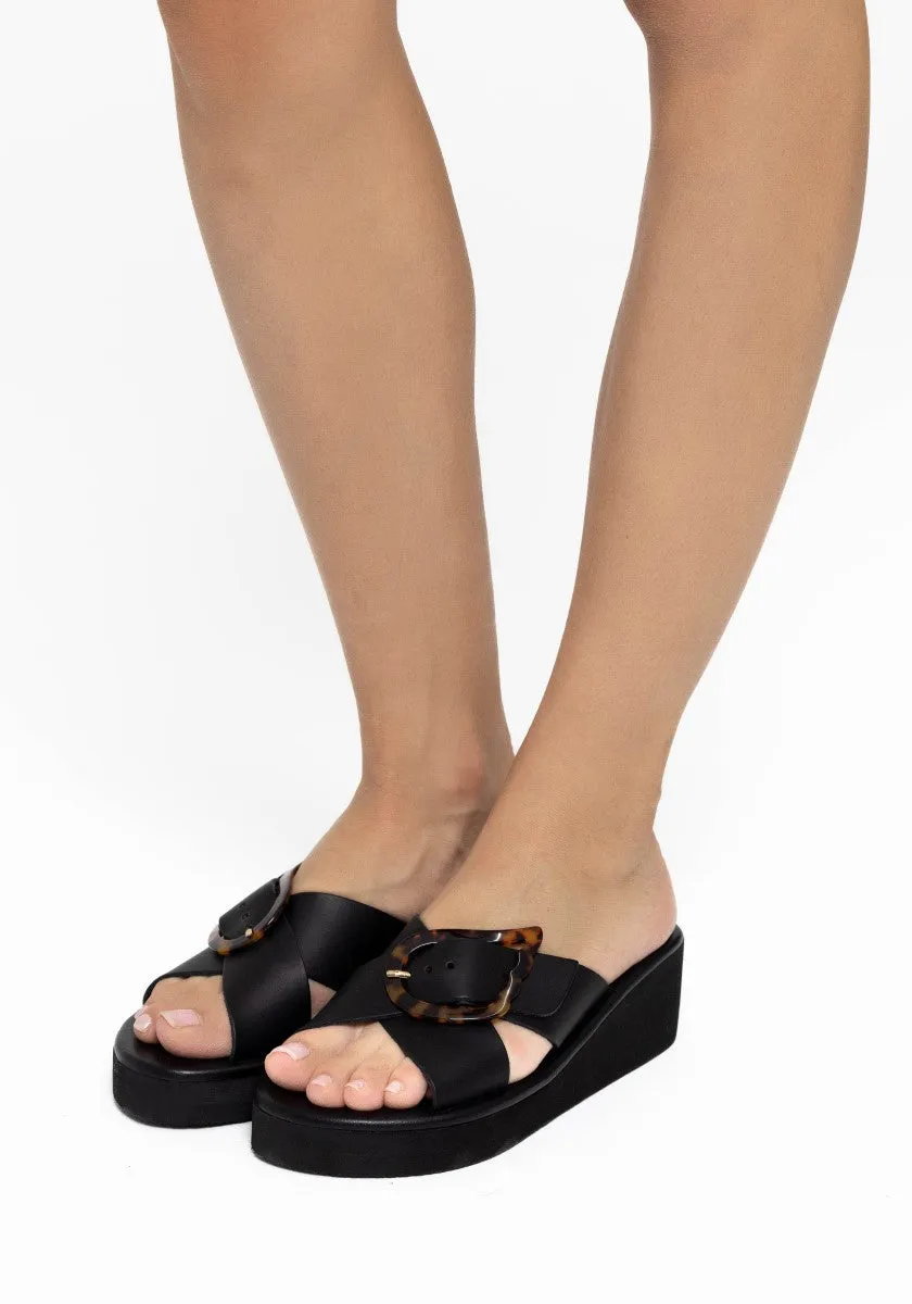 Thais Rainbow Black/Tortoiseshell sold by Ancient Greek Sandals product image thumbnail 2