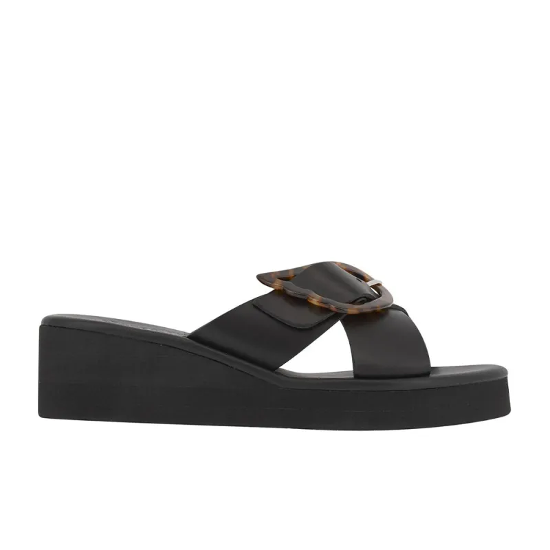 Thais Rainbow Black/Tortoiseshell sold by Ancient Greek Sandals