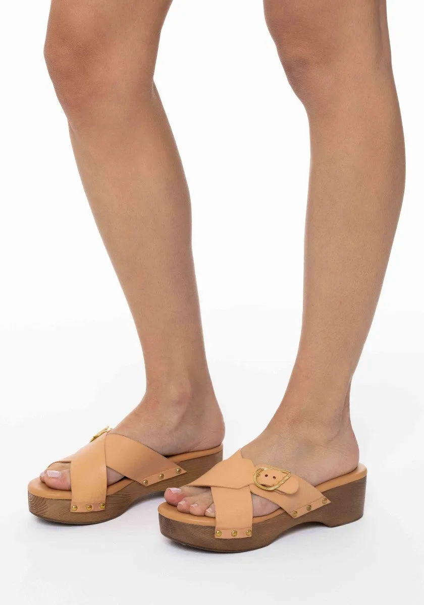 Marilisa Clog Natural sold by Ancient Greek Sandals product image thumbnail 2