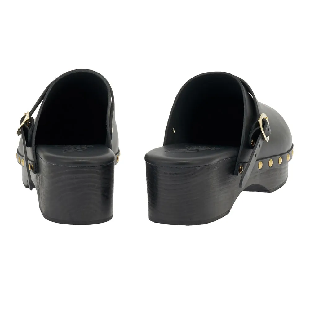 Classic Closed Clog Black sold by Ancient Greek Sandals product image thumbnail 5
