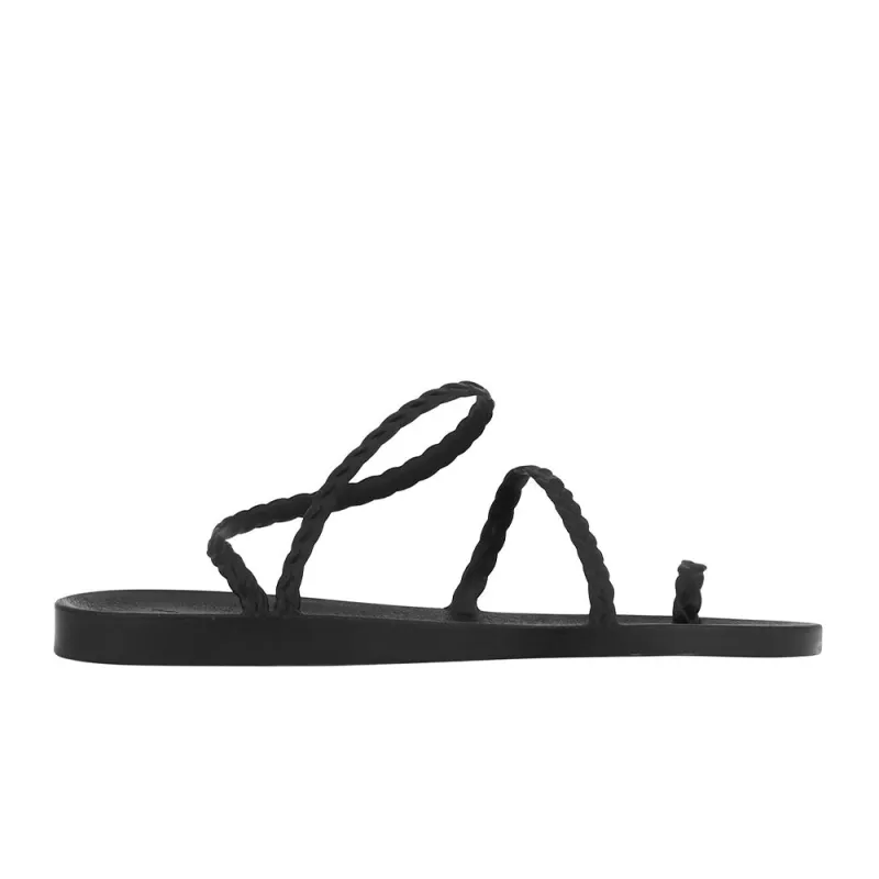Eleftheria Black sold by Ancient Greek Sandals