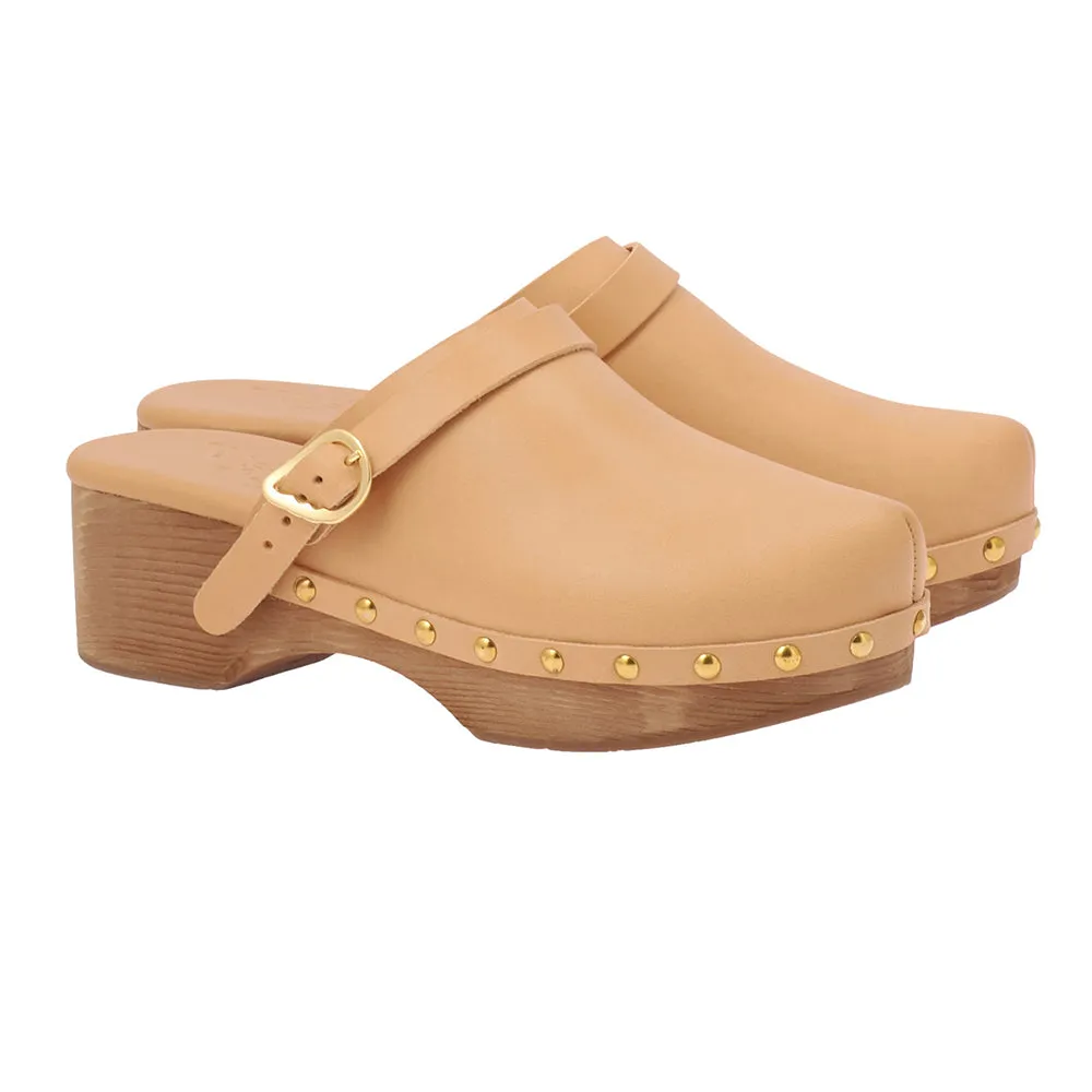 Classic Closed Clog Natural sold by Ancient Greek Sandals product image thumbnail 4