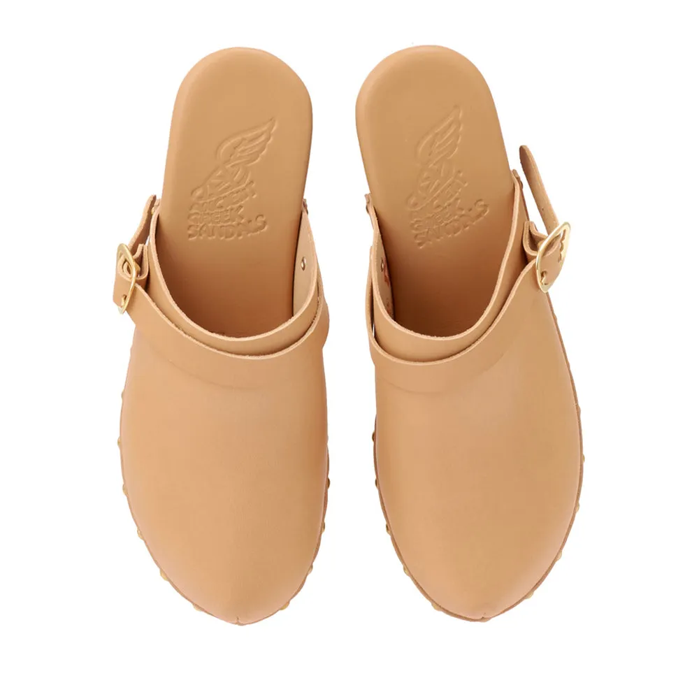 Classic Closed Clog Natural sold by Ancient Greek Sandals product image thumbnail 3