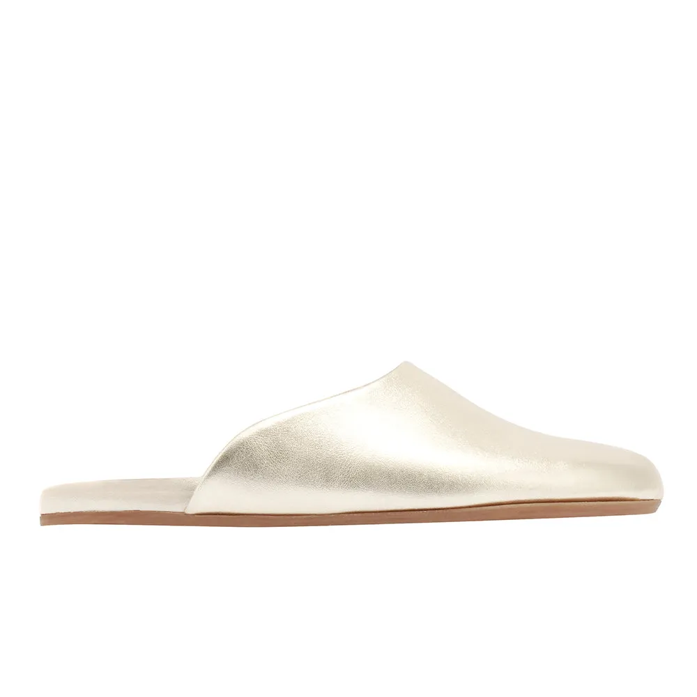 The Slipper Platinum sold by Ancient Greek Sandals