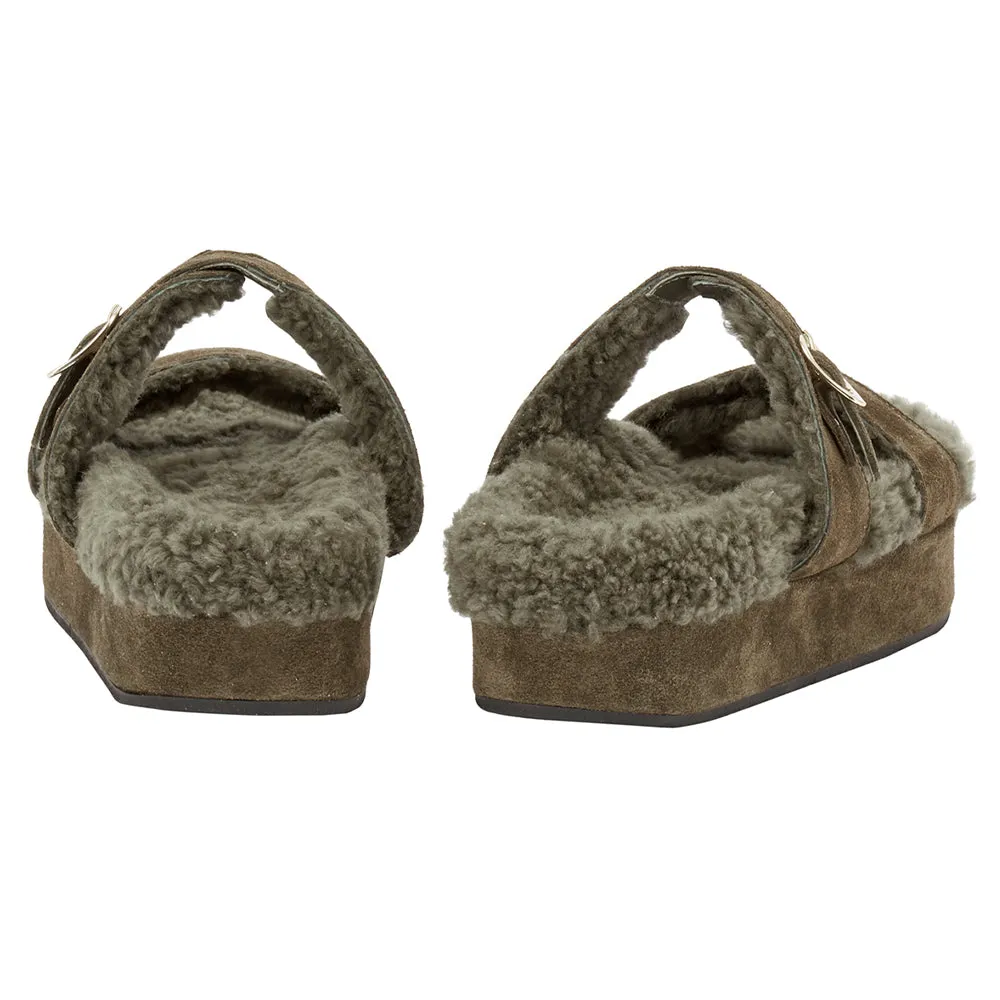 Latria 2flatform All Khaki sold by Ancient Greek Sandals product image thumbnail 5