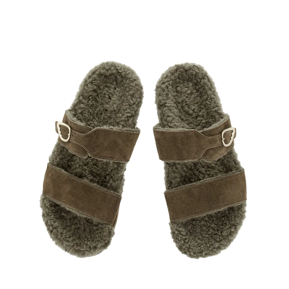 Latria 2flatform All Khaki sold by Ancient Greek Sandals product image thumbnail 2