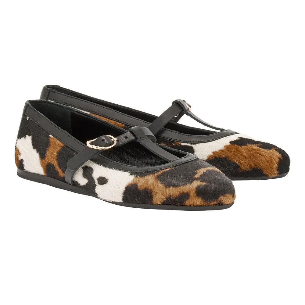 Aerati Ballet Flat Cow sold by Ancient Greek Sandals product image thumbnail 4