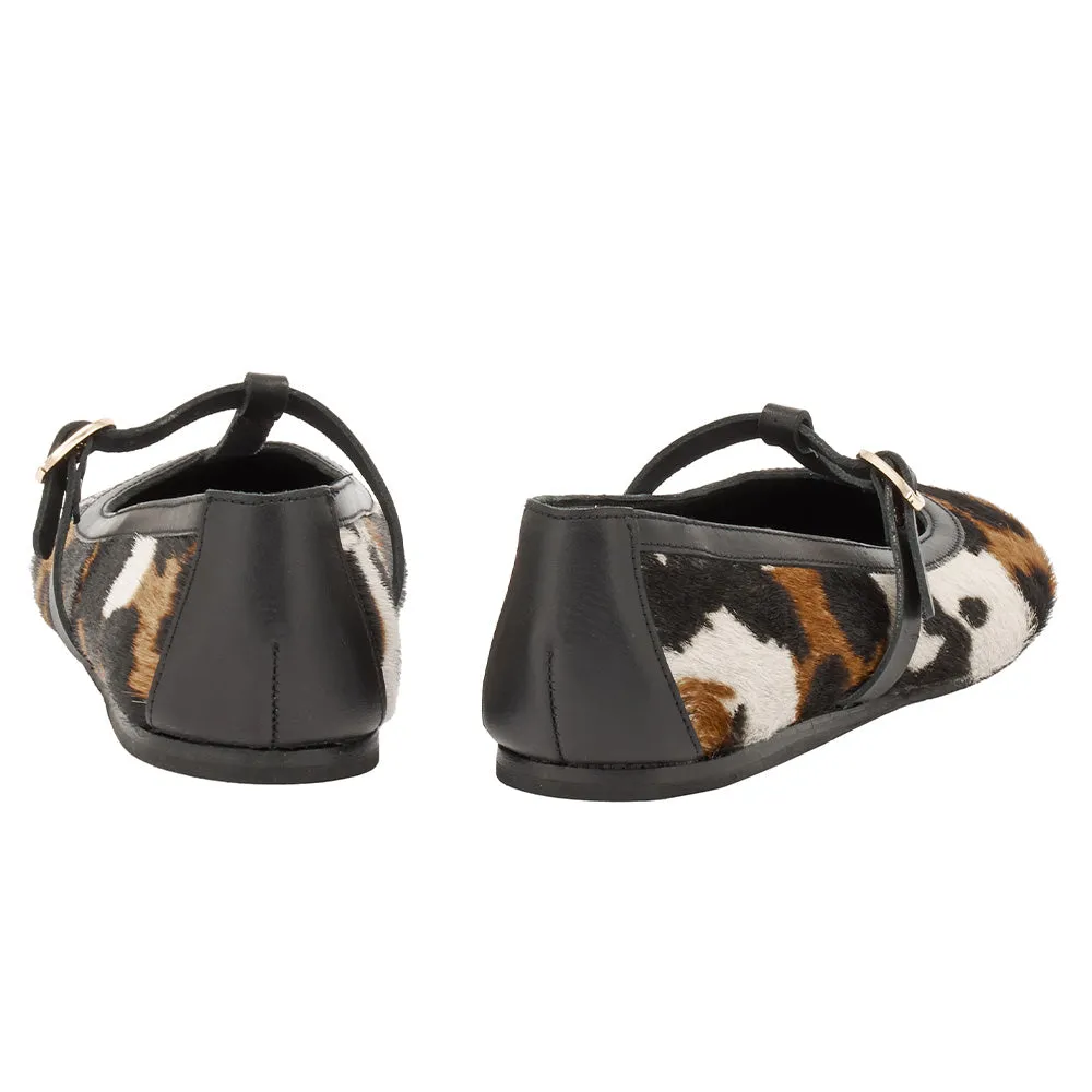 Aerati Ballet Flat Cow sold by Ancient Greek Sandals product image thumbnail 5