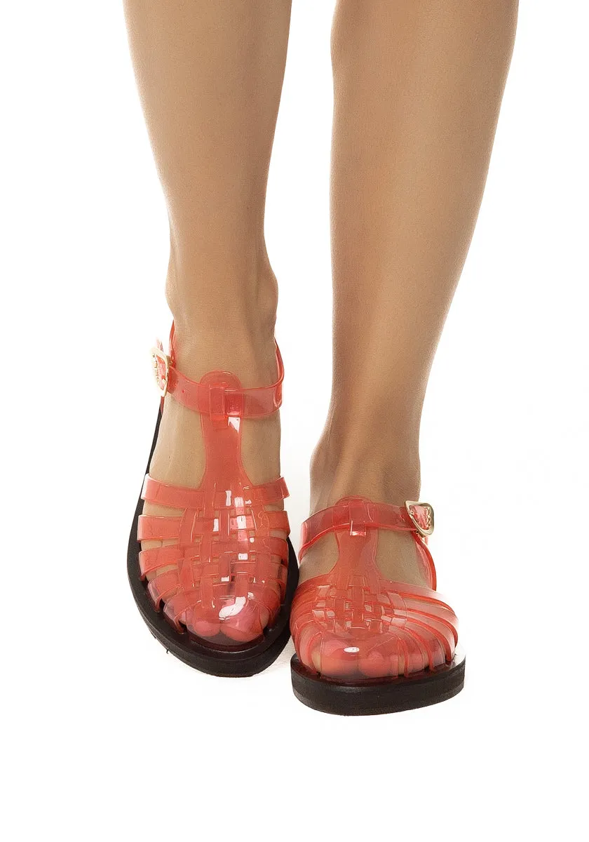 Homeria Jelly Clear Red sold by Ancient Greek Sandals product image thumbnail 2