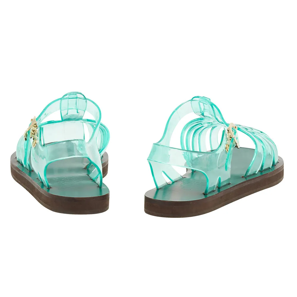 Homeria Jelly Clear Aqua sold by Ancient Greek Sandals product image thumbnail 5