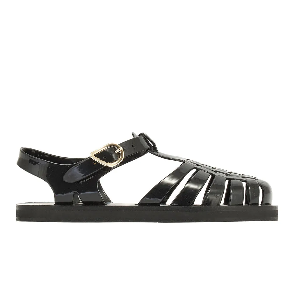 Homeria Jelly Black sold by Ancient Greek Sandals