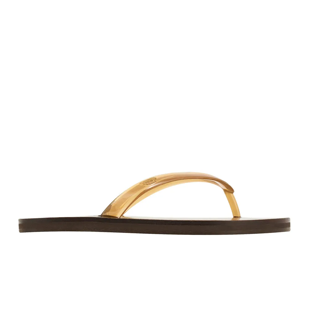 Saionara Jelly Clear Caramel sold by Ancient Greek Sandals
