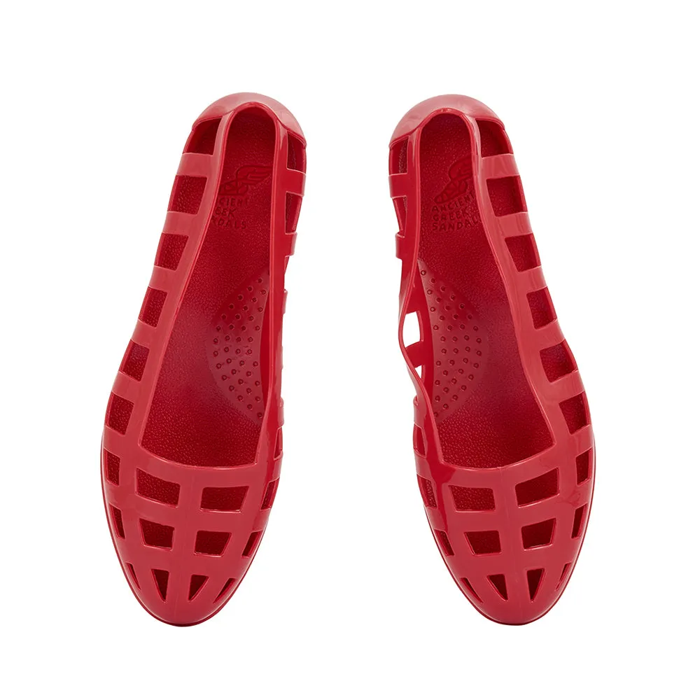 Elli Ballerina Red sold by Ancient Greek Sandals product image thumbnail 3