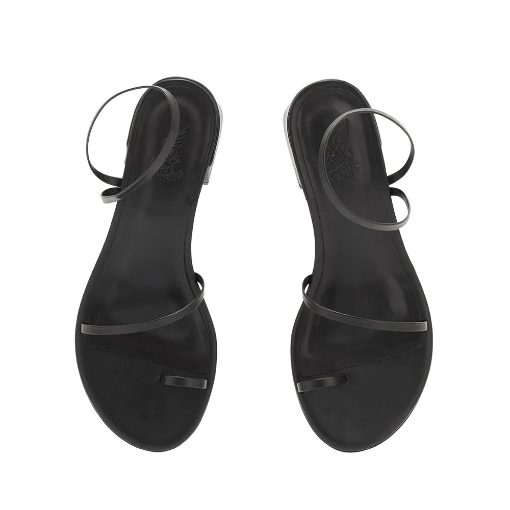 Chora Block Heel Black sold by Ancient Greek Sandals product image thumbnail 2