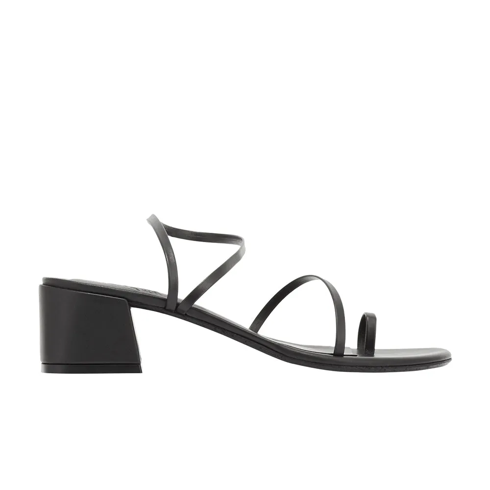 Chora Block Heel Black sold by Ancient Greek Sandals