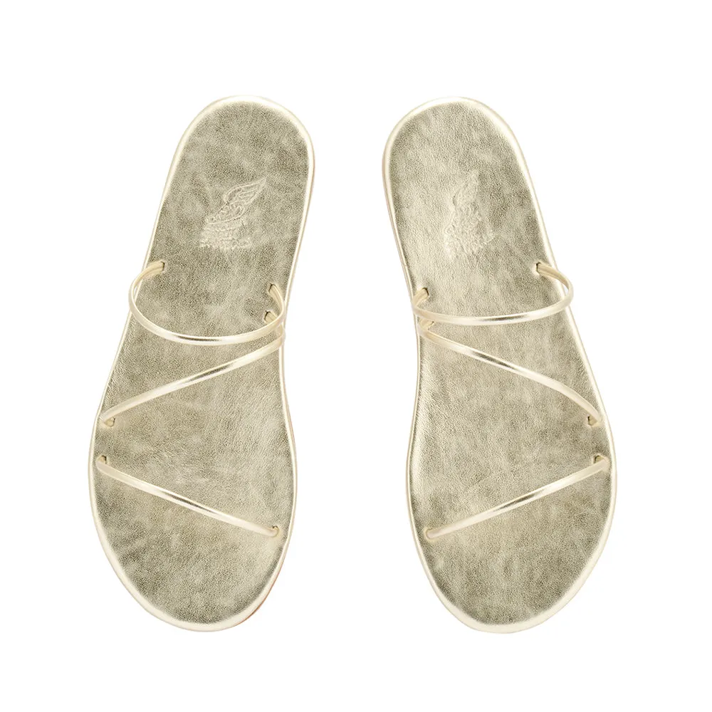 Polytimi Flip Flop Platinum sold by Ancient Greek Sandals product image thumbnail 3