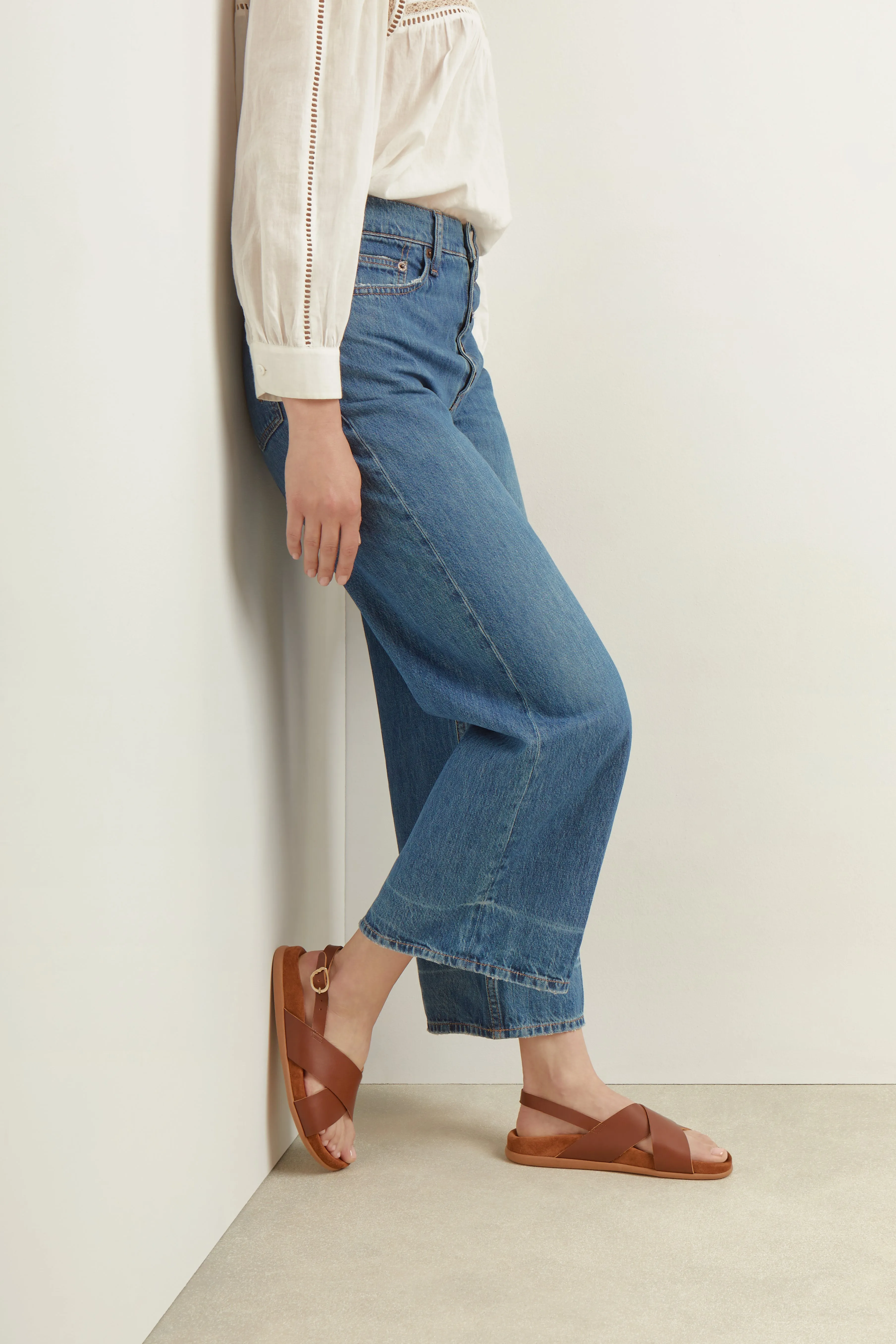 Ikesia Off White sold by Ancient Greek Sandals product image thumbnail 3