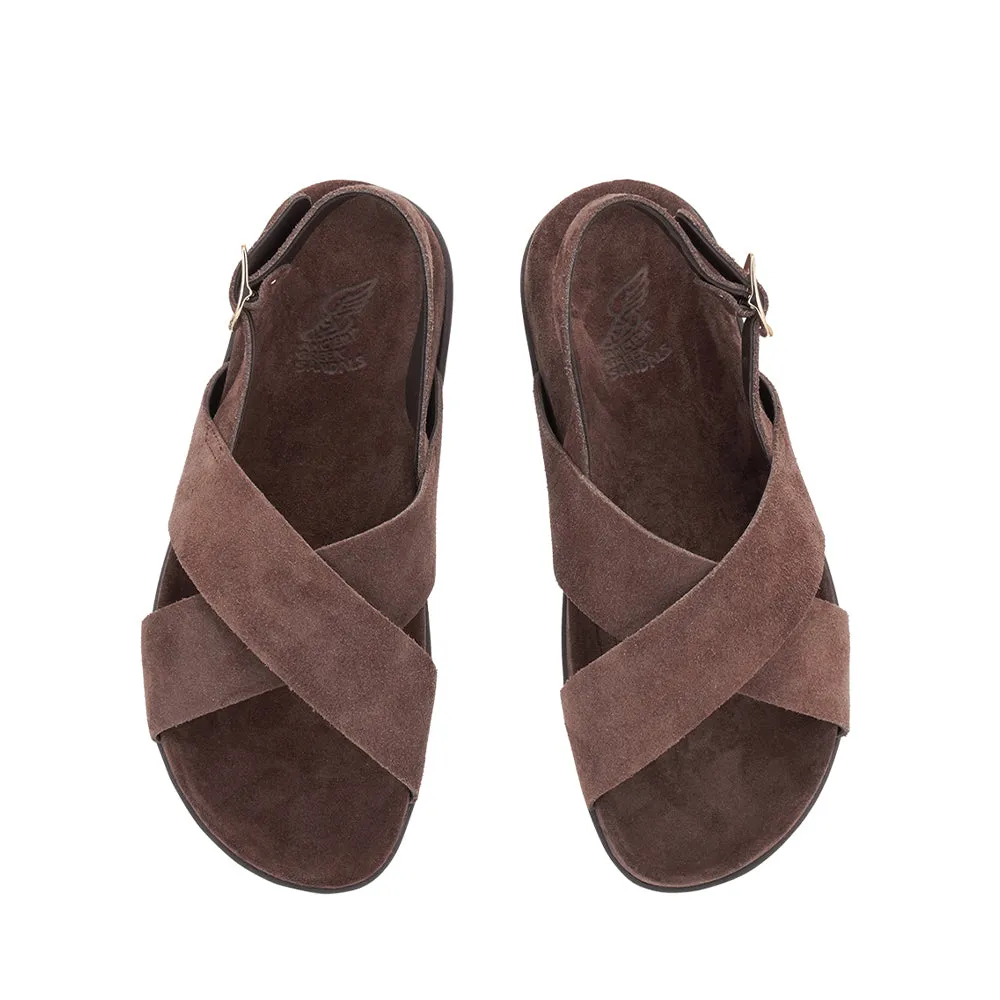 Ikesia Dark Brown sold by Ancient Greek Sandals product image thumbnail 2