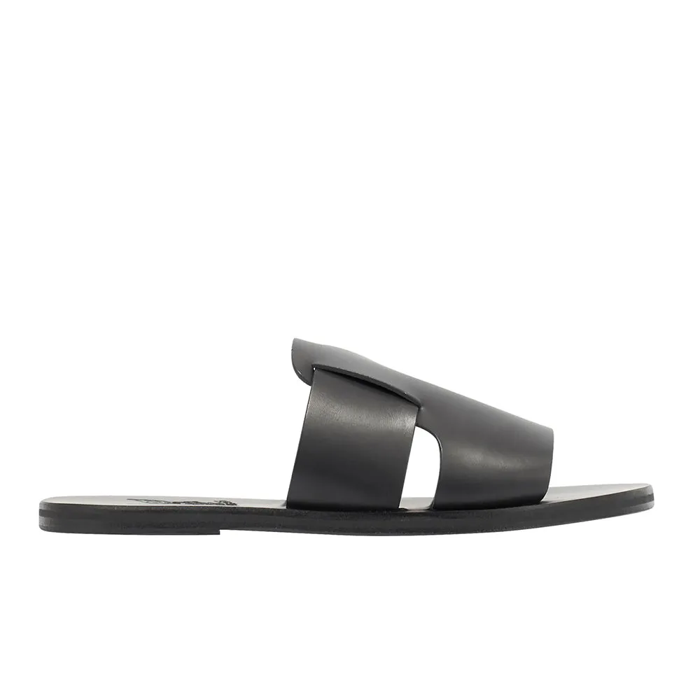 Miltiadis Black sold by Ancient Greek Sandals