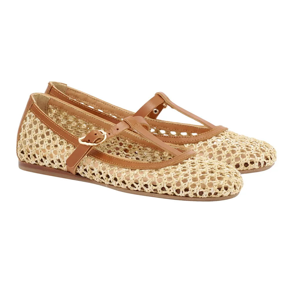 Aerati Ballet Flat Natural sold by Ancient Greek Sandals product image thumbnail 4